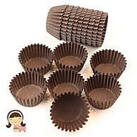 Forminha Impermeável nº5 Marrom: Ideal para Doces e Festas - imagem 1
