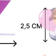 Potes de Papinha Plástica Reforçado com Colher – Ideal para Lembrancinhas e Festas - imagem 1