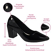 Scarpin Verniz: Luxo e Conforto para Festas - imagem 2