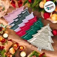 Bandeja Decorativa Pinheiro Rose: Elegância para Festas! - imagem 2