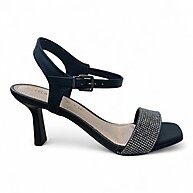 Sandália Preta Strass: Elegância para Festas! - imagem 2
