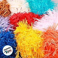 Papel Bala de Coco Azul: 48 Unidades para Festas! - imagem 2
