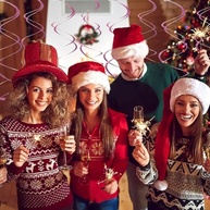 Decorações Espirais Metálicas 75cm Rosa - Pacote com 30 Unidades para Festas e Eventos - imagem 4