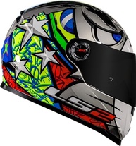 Capacete LS2 FF358 Alex Barros Prata: Segurança e Estilo para Sua Moto - imagem 3