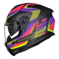 Capacete LS2 FF808 Stream II Road Preto e Rosa Fosco - Segurança e Estilo para Sua Pilotagem - imagem 1