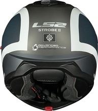 Capacete LS2 FF908 Strobe II Victory: Estilo, Segurança e Conforto em Matte Grey Blue Sand - imagem 5