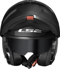 Capacete LS2 FF908 Strobe II Matte Preto Fosco Escamoteável - Segurança e Estilo - imagem 1
