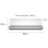 Ar-condicionado Electrolux Color Adapt Wi-Fi 18.000 BTUs Inverter Quente e Frio - YE18R - imagem 3
