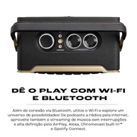 JBL Authentics 300: Caixa de Som Wi-Fi e Bluetooth com Assistentes de Voz - Preto - imagem 5