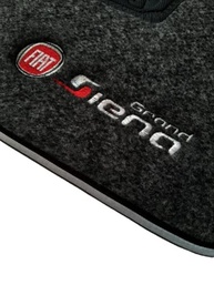 Tapete Carpete Exclusive Fiat Grand Siena 2013-2020 5mm - Proteção e Estilo Premium - imagem 4
