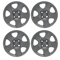 Kit 4 Calotas Aro 14 Preto Fosco - Design Esportivo para Fiat Strada 2013-2020 - imagem 2