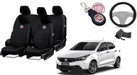 Capa de Banco Couro Fiat Argo 2017-2023: Proteção Impermeável e Estilo Premium - imagem 2