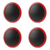 Jogo 4 Calotas Centrais Aro Roda Fiat 500 2012-2022 Cromada - 68078419AC - imagem 1