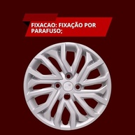 Calota Aro 14" Prata Grid para Fiat Argo/Cronos 2022 - Jogo com 4 Unidades - imagem 5