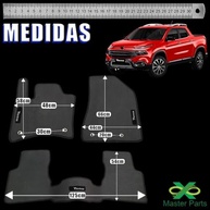 Tapete Borracha Fiat Toro 2016-2021: Proteção Total e Estilo com Traseiro Interiço - imagem 3