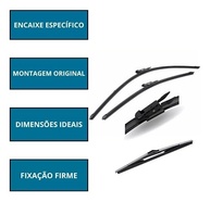 Kit Palheta Limpador Parabrisa Fiat Argo (2018-2022) - Dianteira + Traseira Original - imagem 3
