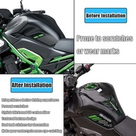 Adesivo Protetor de Tanque de Combustível Fibra de Carbono para Kawasaki Z900 / Z900SE 2025 - Antiderrapante e Estiloso - imagem 4