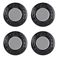Kit 4 Tampas Cubo Roda Fibra Carbono para Tesla Model 3, S, X - Estilo Premium - imagem 1