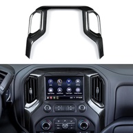 Upgrade Interior: Capa Painel Console Fibra de Carbono para Chevrolet Silverado & GMC Sierra (2019-2025) - imagem 1