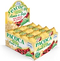Paçoca c/Aveia e Soja S/Açuc FIBRASMIL 20g (24und) - imagem 1