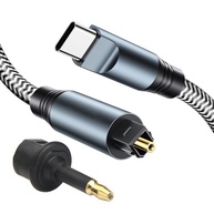 Cabo Óptico USB-C para Toslink CACACOL: Som Hi-Fi de Alta Fidelidade para Seus Dispositivos - imagem 3