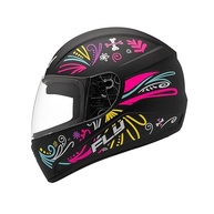 Capacete Fly F-9 HG Fiesta Preto Fosco/Color - Segurança e Estilo para Sua Moto - imagem 4