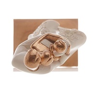 WOLFF - Figura Decorativa Família Unida em Resina Branco 9x7x20cm | Decoração com Sentido e Estilo - imagem 3