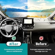 Capa de Painel FIILINES para Toyota Corolla Cross 2022-2026: Proteção Antiderrapante e Sem Reflexos - imagem 5