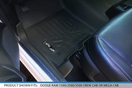 Tapetes MAXLINER 2 Fileiras Pretos para Dodge Ram 2500/3500 Mega Cab 2012-2018: Proteção Premium - imagem 3