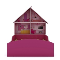 Cama Casinha Pink Ploc: O Sonho da Sua Filha! - imagem 2