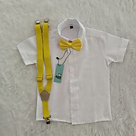 Conjunto Liso Amarelo: Conforto e Estilo para seu Filho - imagem 1