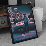 Quadro Filme Drive 40x60cm - Impressão Premium com Moldura Ecológica em Madeira de Reflorestamento - imagem 3