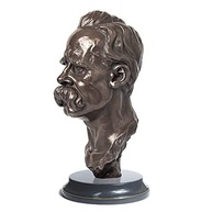 Busto de Friedrich Nietzsche - Escultura Original em Resina - Decoração Filosófica e Presente Inteligente - imagem 4