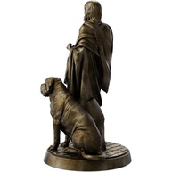 Estátua de Diógenes de Sinope - Filósofo Cínico em Ouro Velho | Decoração e Inspiração Filosófica - imagem 4