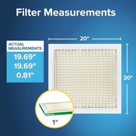 Filtrete 20x20x1 MPR 700 MERV 8: Respire Ar Puro com 4 Filtros de Poeira, Pólen e Pelos - imagem 3