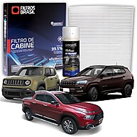 Filtro Ar Condicionado Jeep + Higienizador - imagem 1
