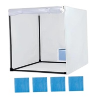 Cabine de Pintura Portátil Shamjina: Tenda Spray com Filtro e Cortina Protetora para Hobby e Peças Automotivas - imagem 1