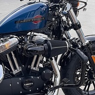 Filtro de Ar Harley Davidson Sportster, Street, Road Glide & King - Entrada de Ar Nake Preto - imagem 4