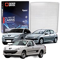 Filtro de Cabine Ar Condicionado para Peugeot 206 e 207 - imagem 1
