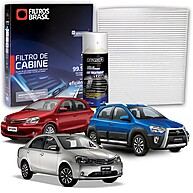 Filtro de Cabine Etios + Higienizador Granada: Ar Limpo e Saudável - imagem 1
