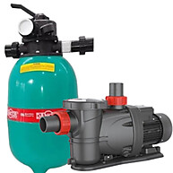 Filtro de Piscina Dancor DFR12 + Bomba 1/3cv - imagem 1