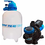 Filtro e Bomba para Piscina 50.000L Sodramar FM-40 + BMC-50 - imagem 1