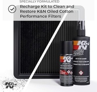Kit Limpeza e Óleo K&N 99-5050BK: Restaure o Desempenho do Seu Filtro de Ar - imagem 3