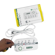 Régua de Tomada com Filtro de Linha B-Max: 5 Tomadas + 4 USB + 1 USB-C (2m, Bivolt, Branco) - imagem 1