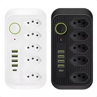 Filtro de Linha Premium: 5 Tomadas, 4 USB + Tipo-C, Proteção Total e Design Moderno - imagem 2