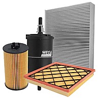 Filtros Cruze 1.8: Kit Completo Wega (2011-2017) - imagem 1