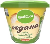 VEGANA - SABOR MANTEIGA COM ERVAS FINAS 12x200g QualiCoco - imagem 1
