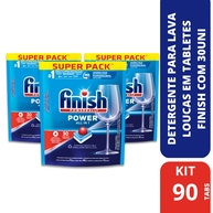 Finish: 90 Tabletes para Lava Louças Impecável - imagem 1