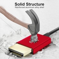 Cabo HDMI 8K 2.1 48Gbps Alvin's Cables: Ultra Fino, 60Hz/120Hz para Câmeras e Monitores Profissionais - imagem 5
