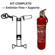 Kit Completo - Extintor Pó 1kg Fino Com Suporte Veicular - imagem 3